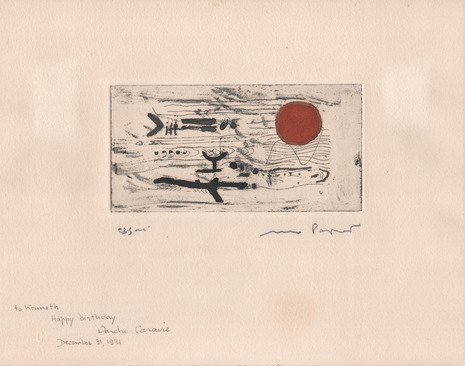 Max Papart, Lune Rouge